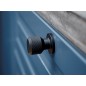 S Buton MANOR negru mat, diametru 30mm